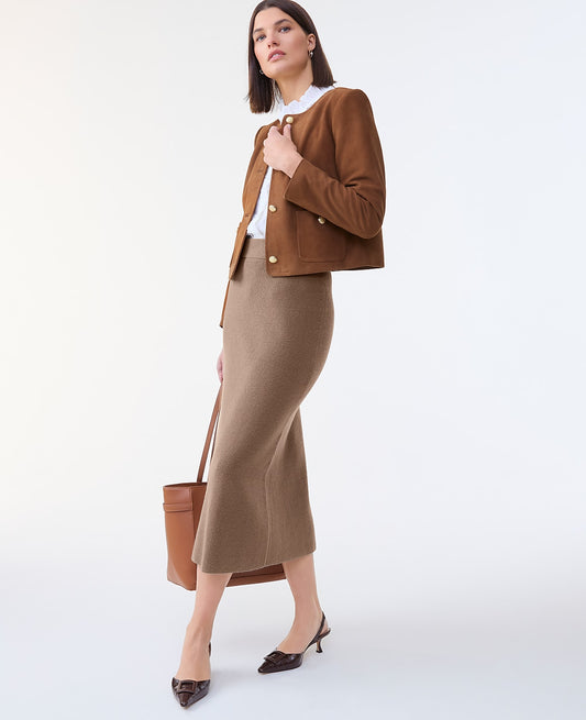 Ribbed Sweater Skirt | Ann Taylor