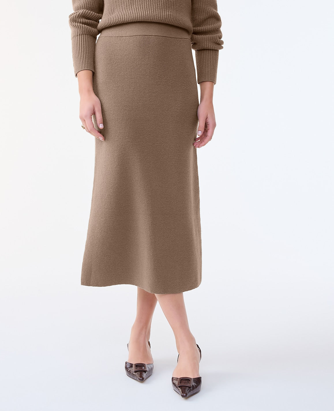 Ribbed Sweater Skirt | Ann Taylor