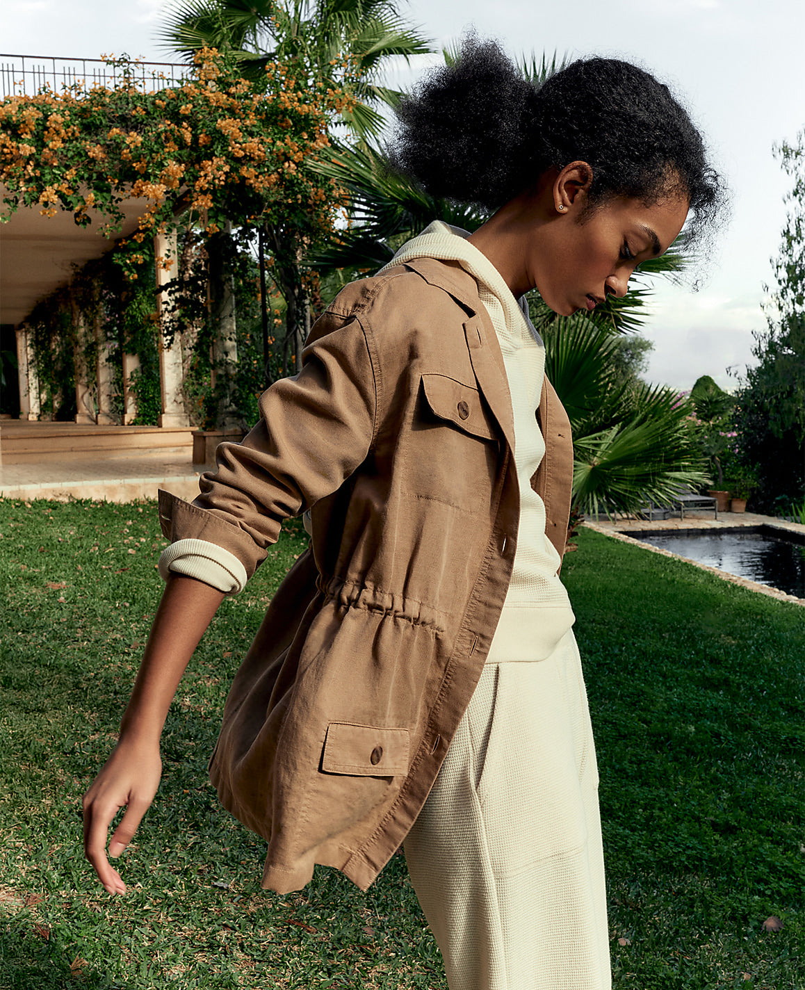 Haven Well Within Linen Blend Dobby Jacket | Ann Taylor