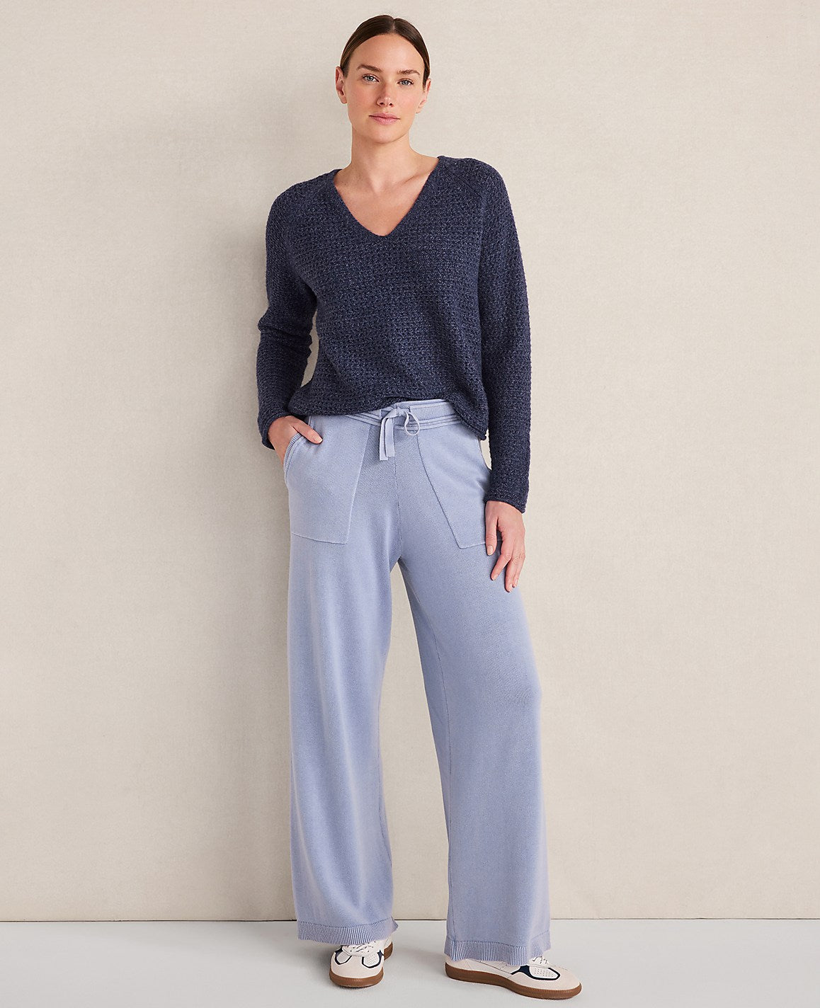 Haven Well Within Merino Wool Blend V-Neck Sweater | Ann Taylor