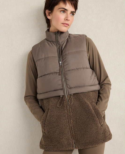 Haven Well Within Sherpa Puffer Vest | Ann Taylor