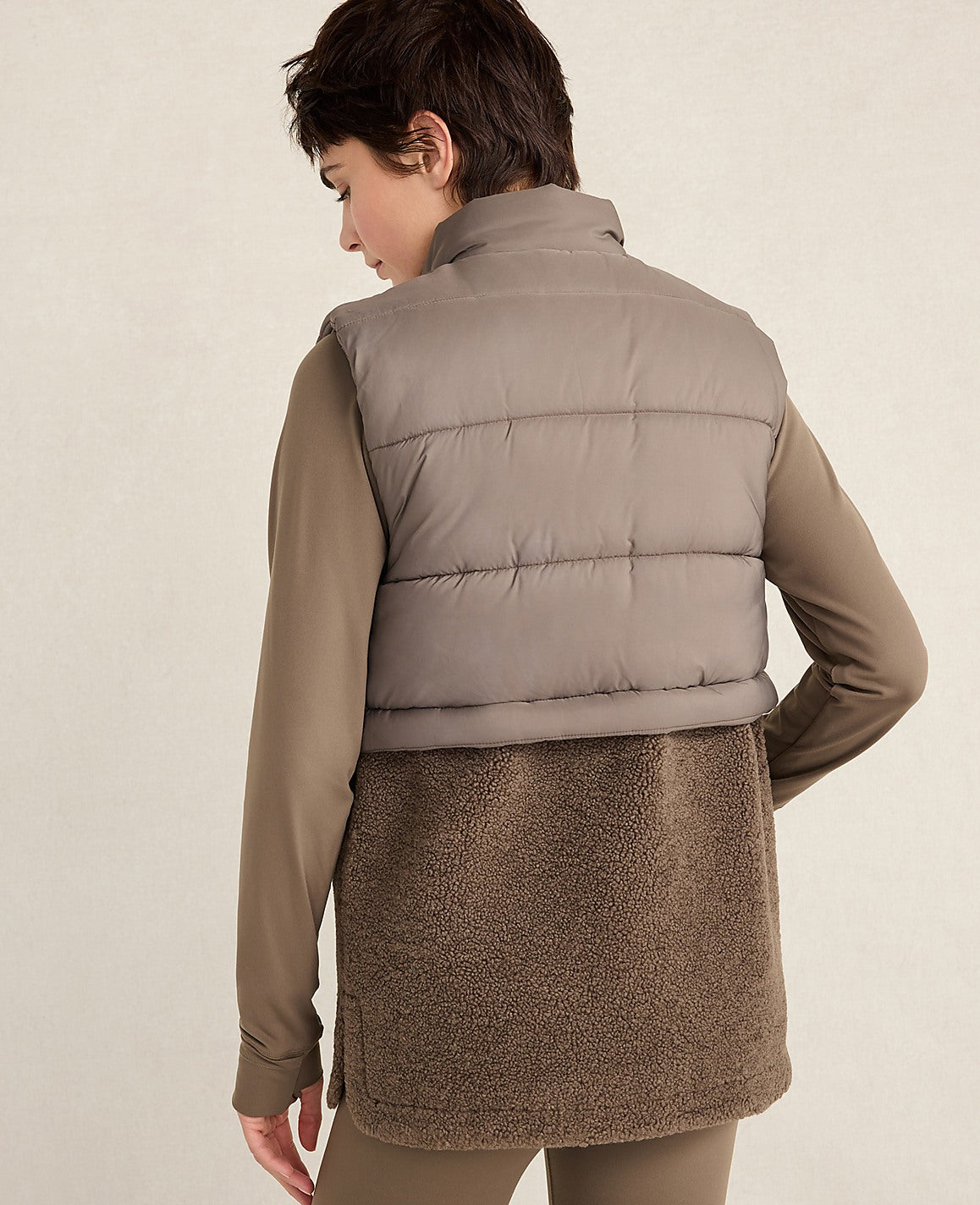 Haven Well Within Sherpa Puffer Vest | Ann Taylor