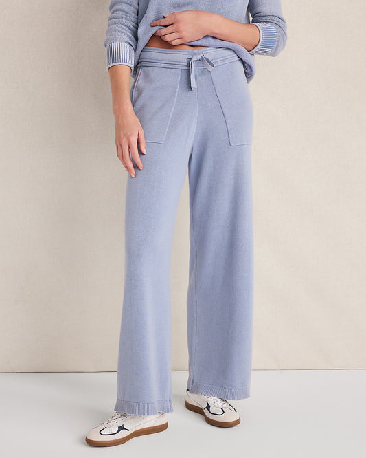 Haven Well Within Organic Cotton Knit Wide Leg Pants | Ann Taylor