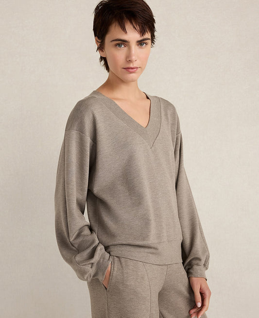 Haven Well Within Soft Knit V-Neck Top | Ann Taylor
