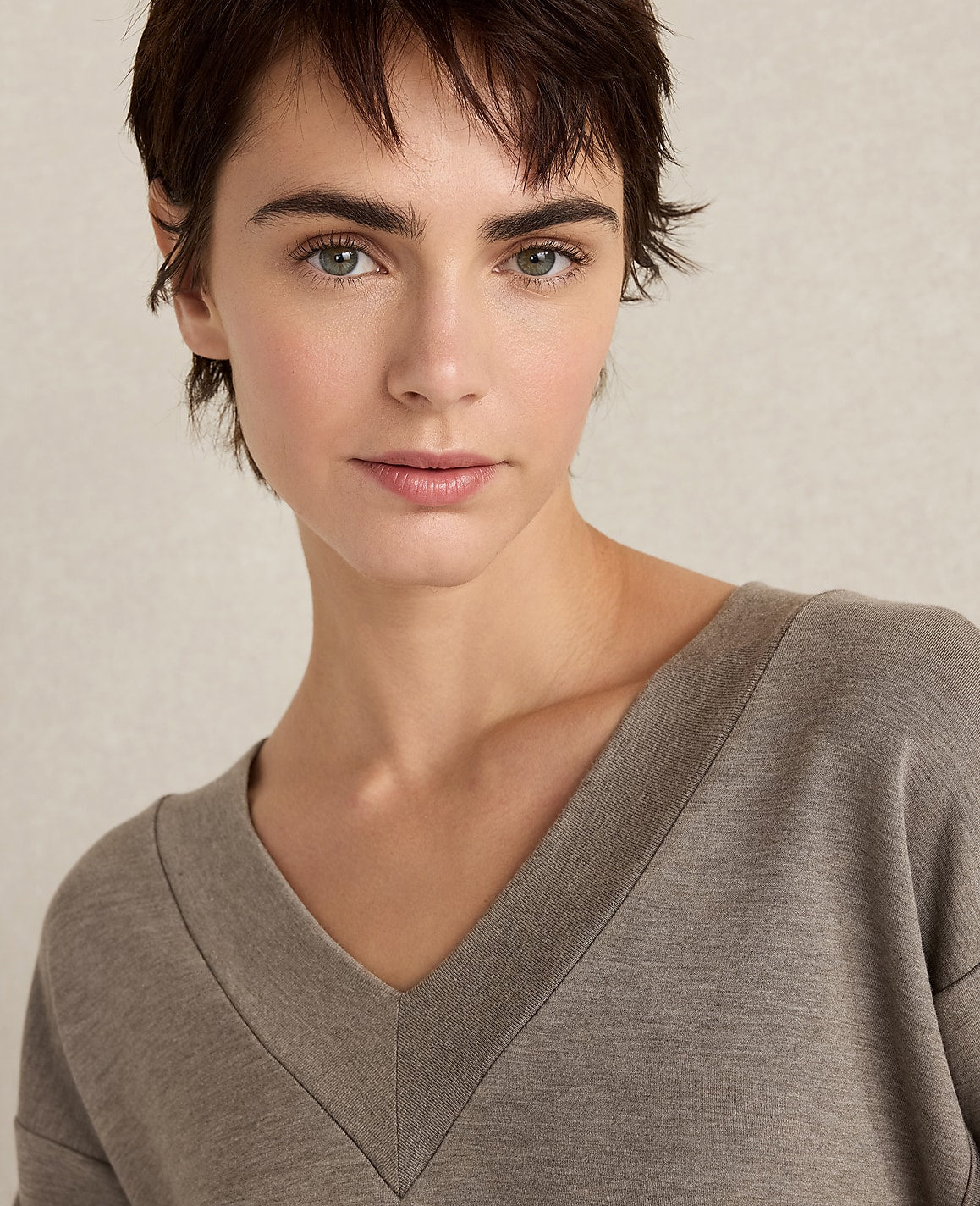 Haven Well Within Soft Knit V-Neck Top | Ann Taylor
