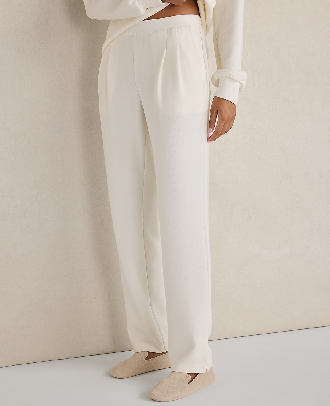 Haven Well Within Double Knit Pleated Pants | Ann Taylor