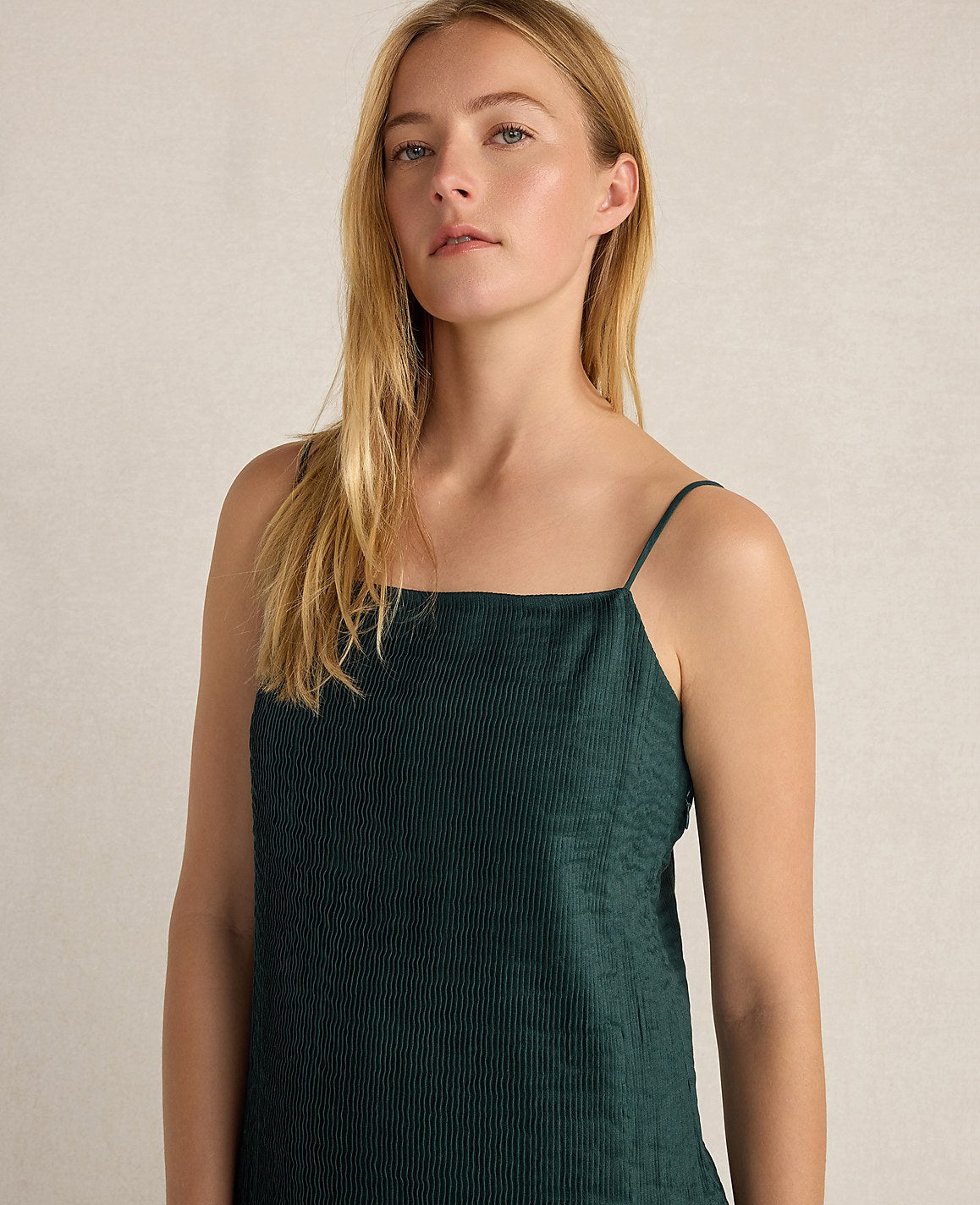 Haven Well Within Ramie Blend Pleated Maxi Dress | Ann Taylor