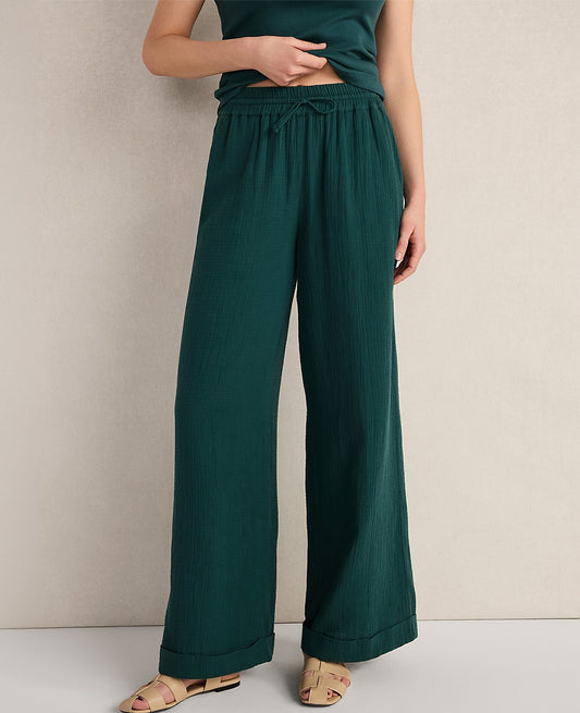 Haven Well Within Organic Cotton Gauze Drawstring Pants | Ann Taylor