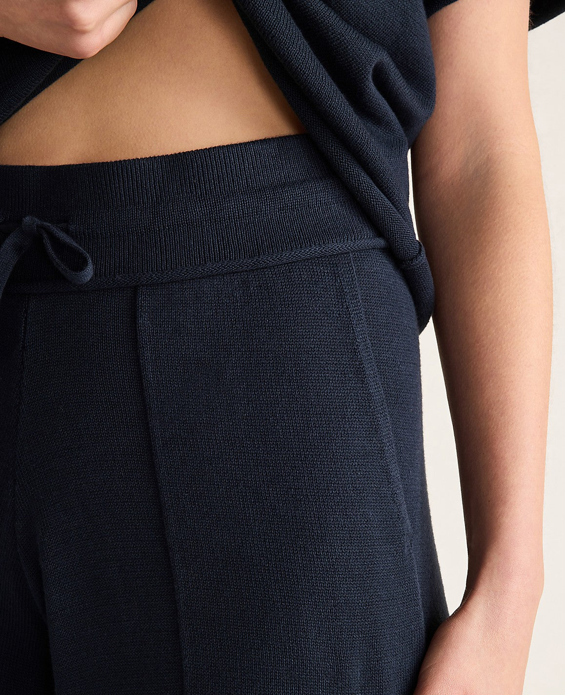 Haven Well Within Cotton Knit Wide Leg Pants | Ann Taylor