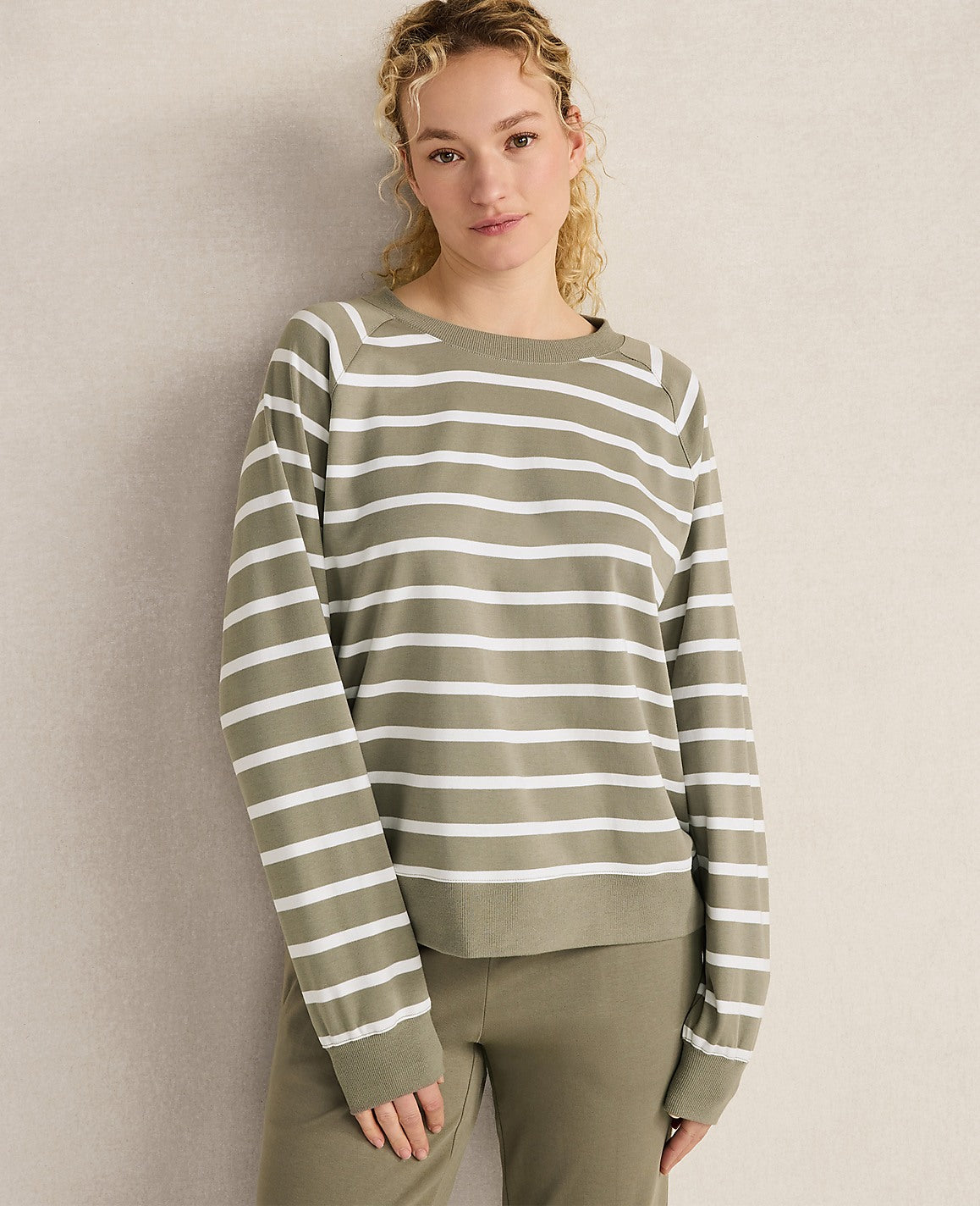 Haven Well Within Organic Cotton Interlock Everyday Sweatshirt | Ann Taylor