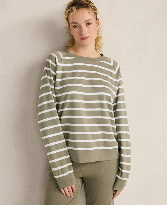 Haven Well Within Organic Cotton Interlock Everyday Sweatshirt | Ann Taylor