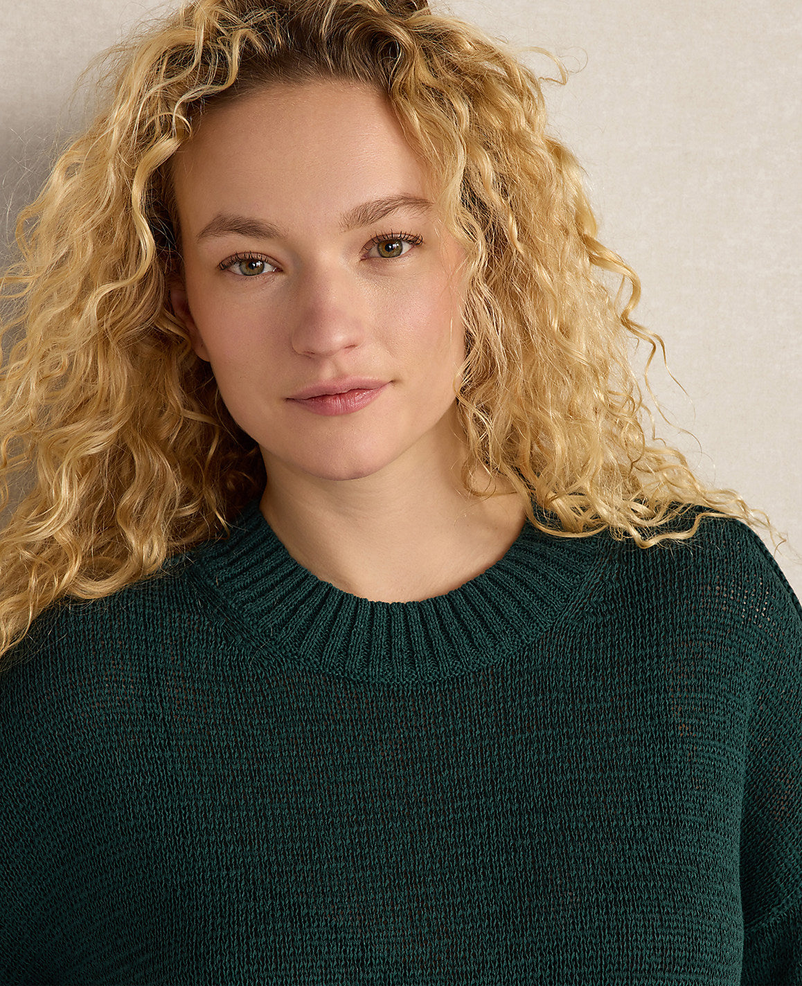 Haven Well Within Organic Cotton Linen Tape Yarn Sweater | Ann Taylor