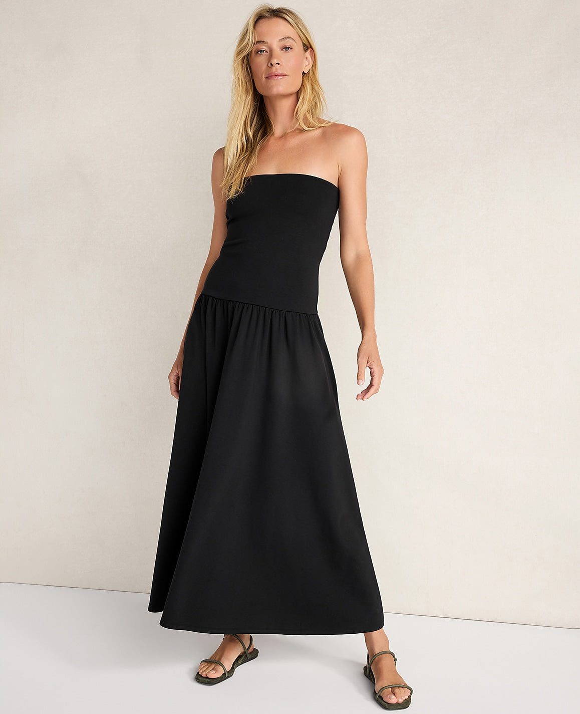 Haven Well Within Organic Cotton Modal Strapless Dress | Ann Taylor
