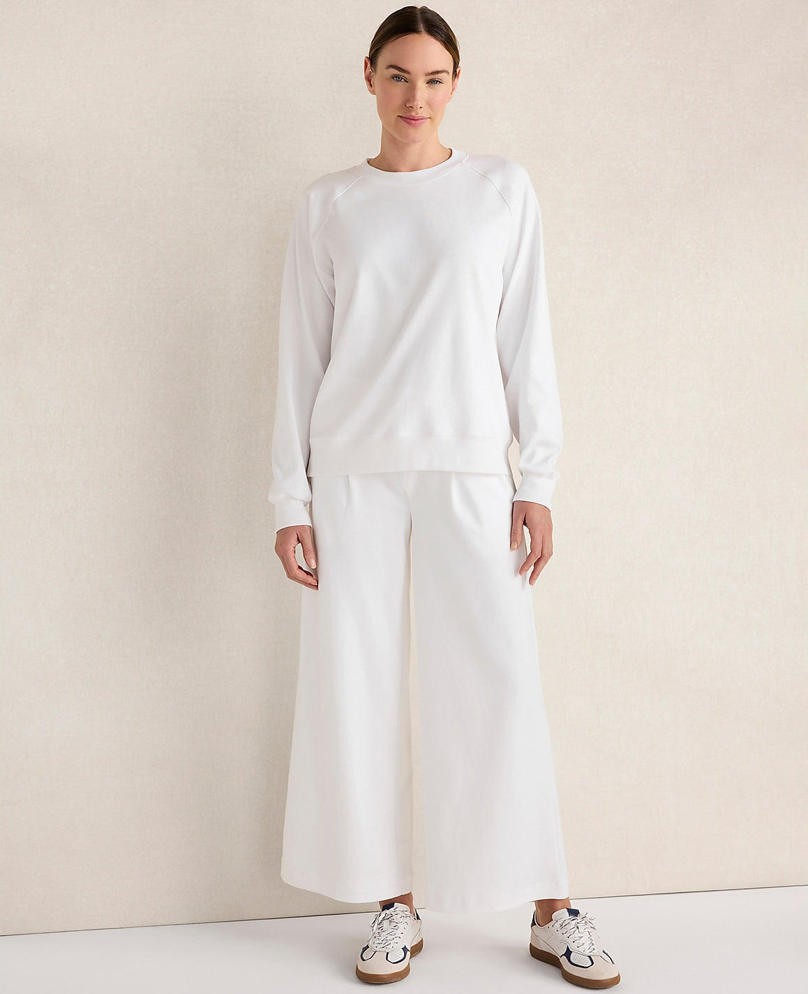 Haven Well Within Organic Cotton Interlock Everyday Sweatshirt | Ann Taylor