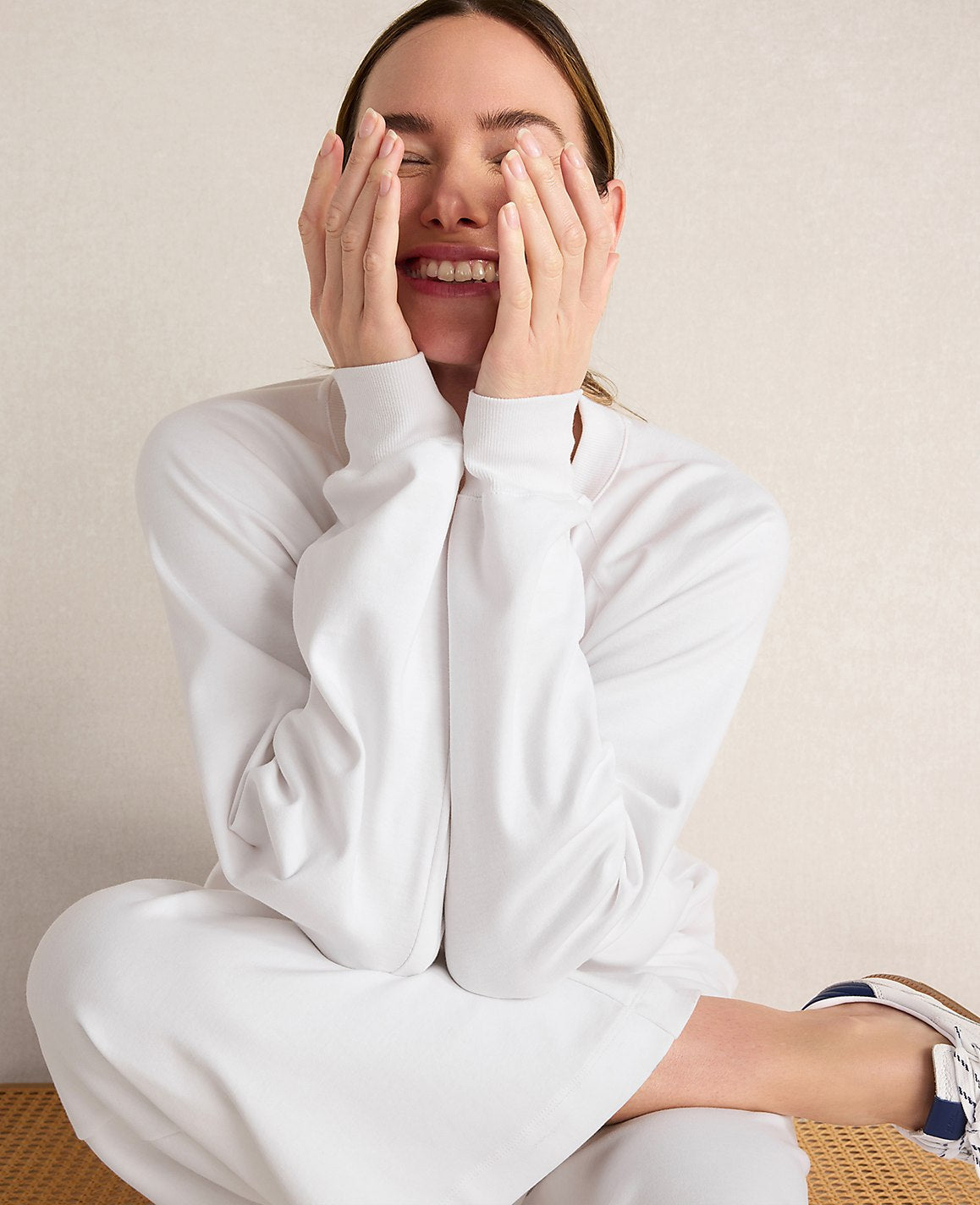 Haven Well Within Organic Cotton Interlock Everyday Sweatshirt | Ann Taylor
