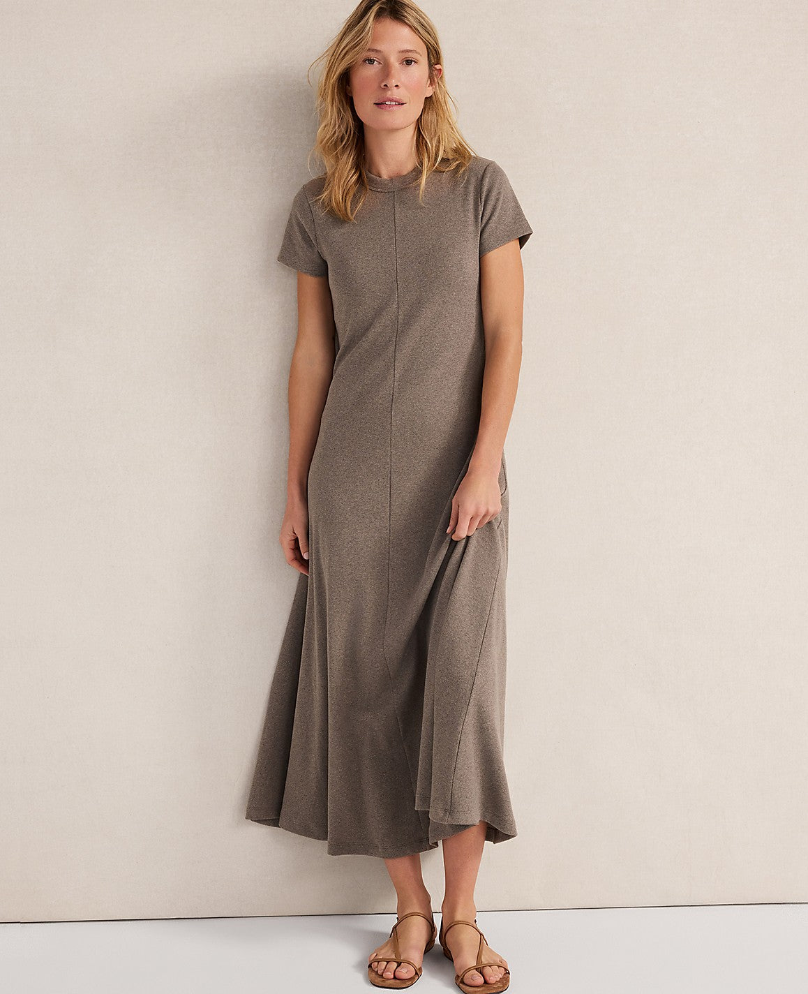 Haven Well Within Organic Cotton Rib Knit Maxi Dress | Ann Taylor