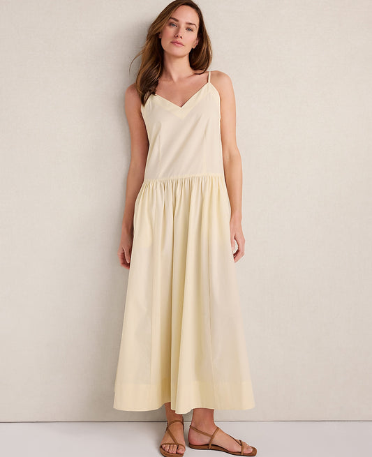 Haven Well Within Organic Cotton Poplin Strappy Maxi Dress | Ann Taylor