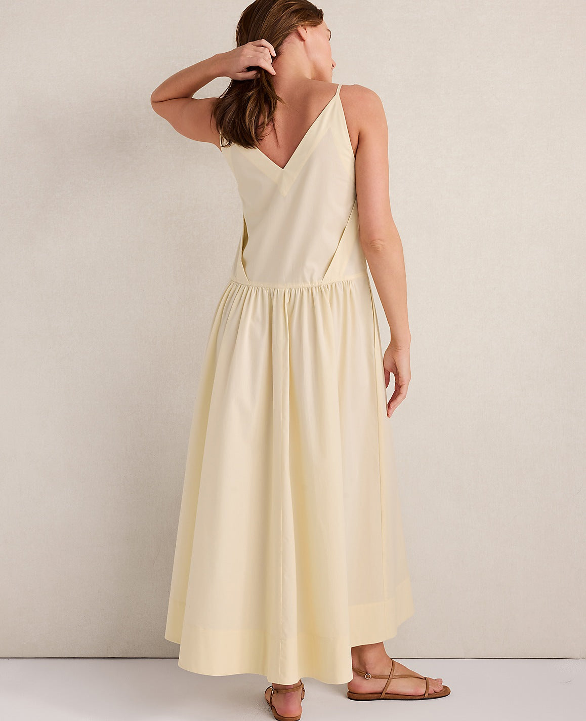 Haven Well Within Organic Cotton Poplin Strappy Maxi Dress | Ann Taylor