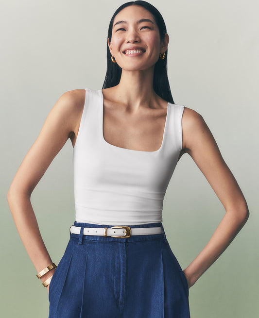 Square Neck Tank Top | Ann Taylor