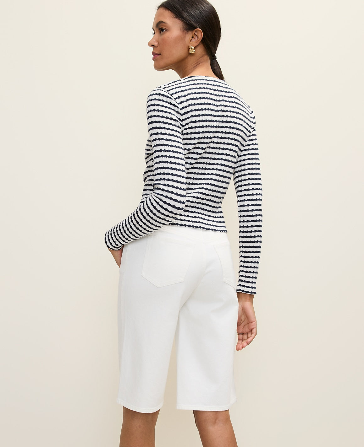 Weekend Pointelle Cardigan | Ann Taylor