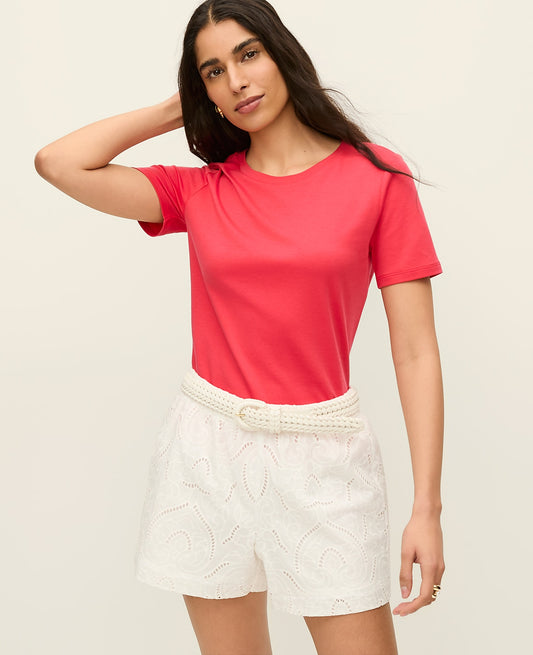 Weekend Crew Neck Tee | Ann Taylor