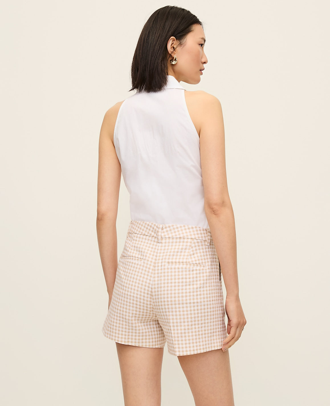 The City Short in Gingham | Ann Taylor