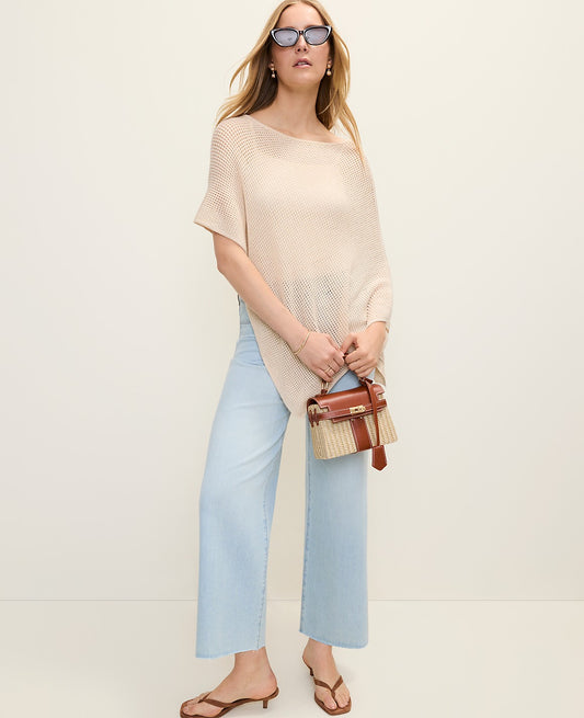 Weekend Crochet Poncho | Ann Taylor
