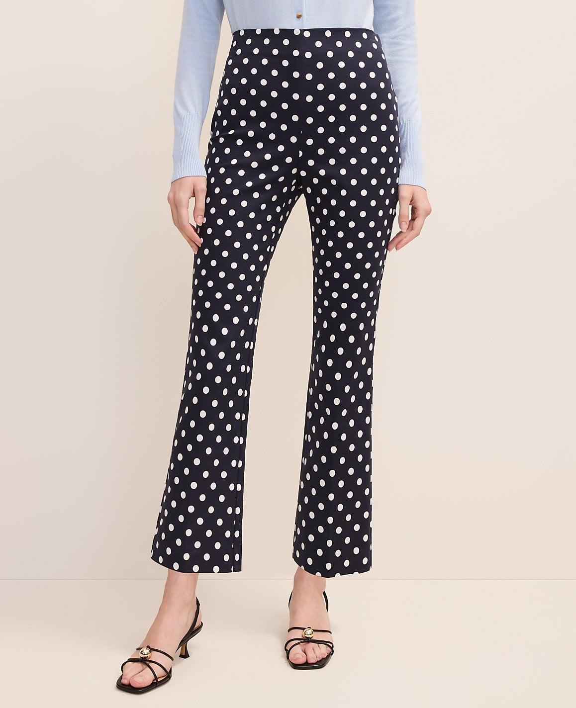 The Tall Slim Kick Capri in Polka Dot | Ann Taylor