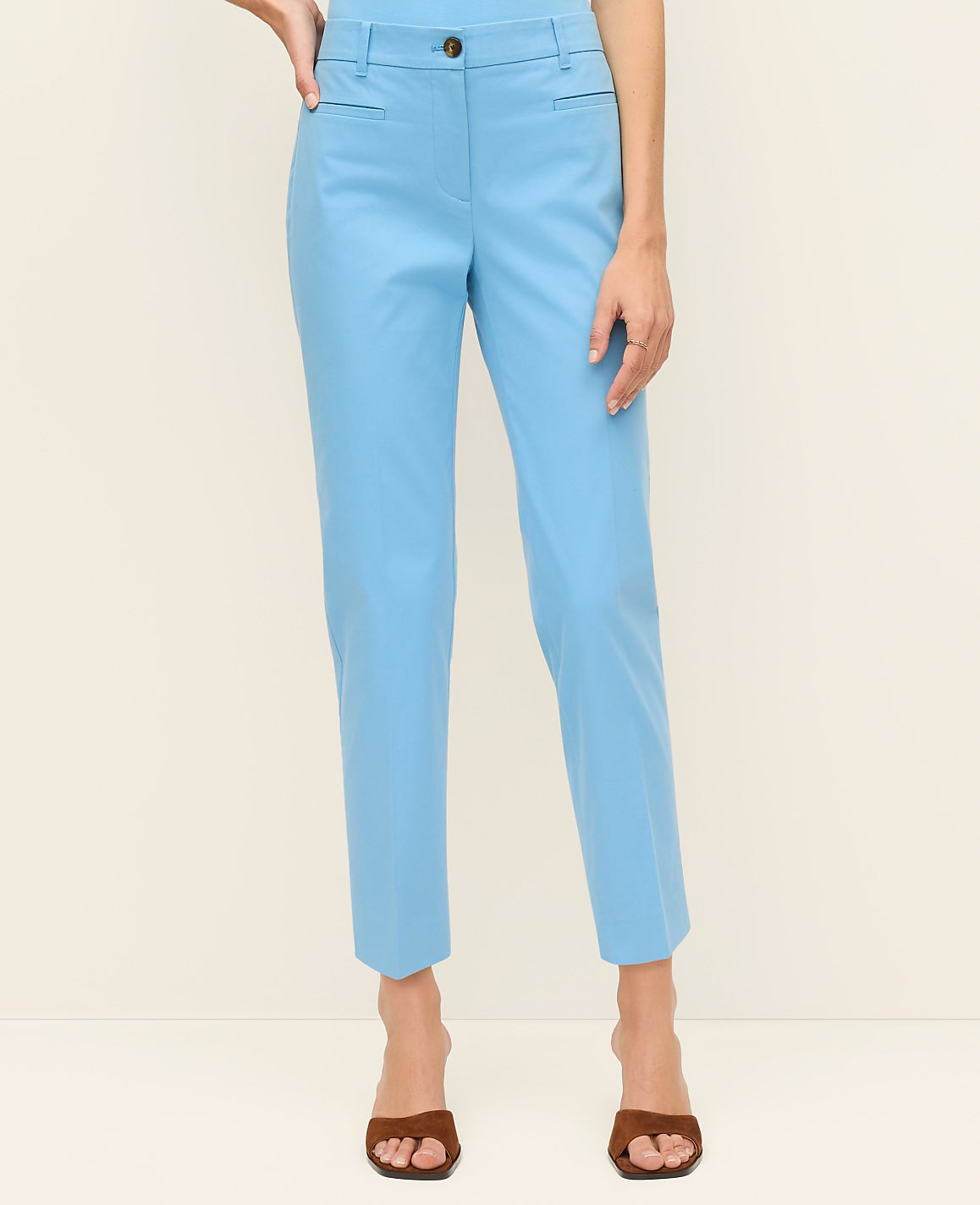 The Tall Cotton Crop Pant | Ann Taylor
