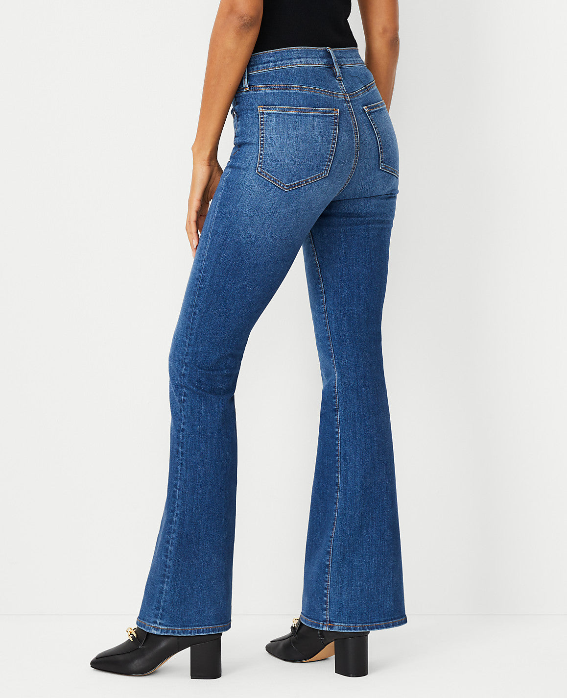 The Tall Boot Jean in Bright Mid Indigo Wash | Ann Taylor