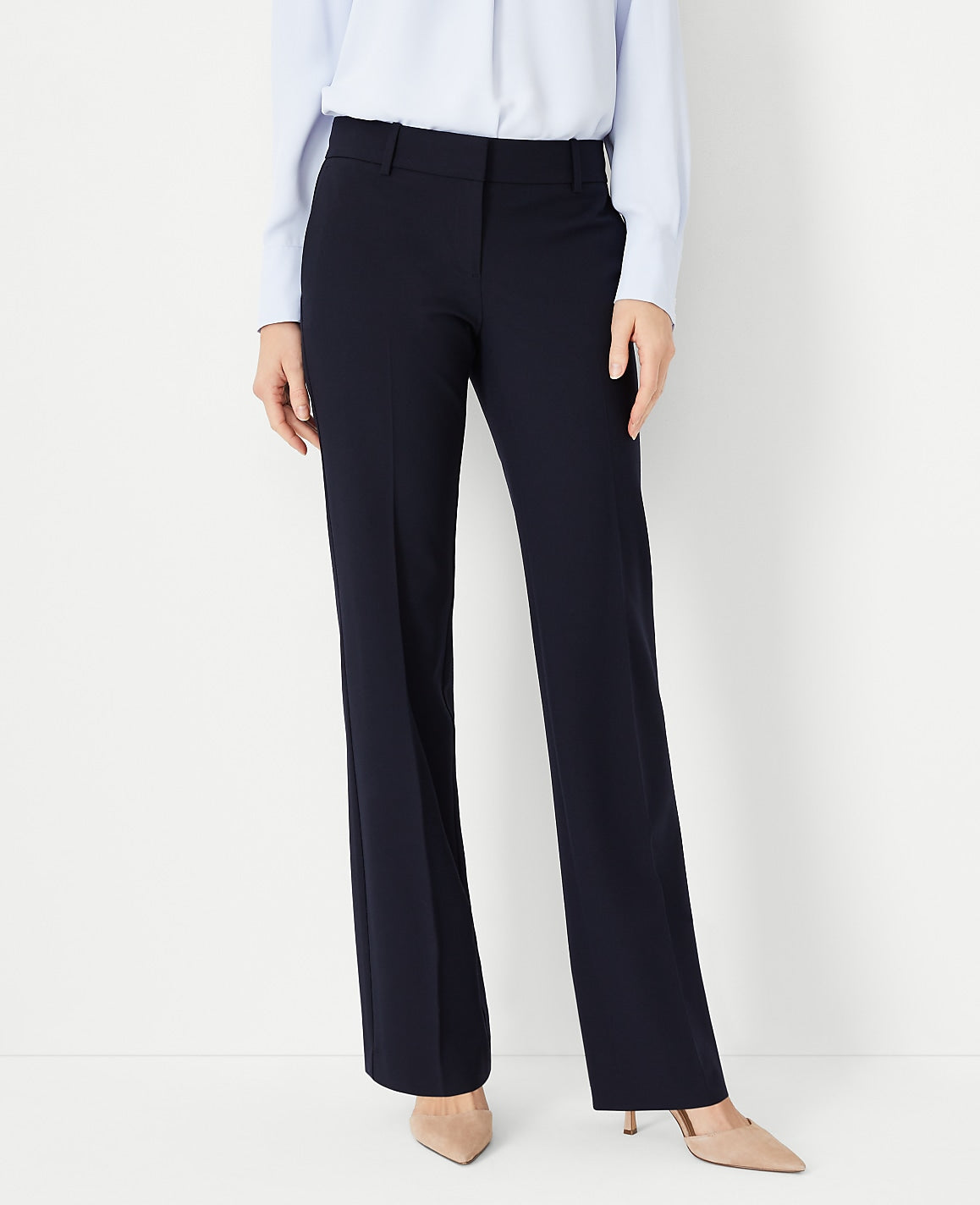 The Tall Mid Rise Trouser in Seasonless Stretch | Ann Taylor