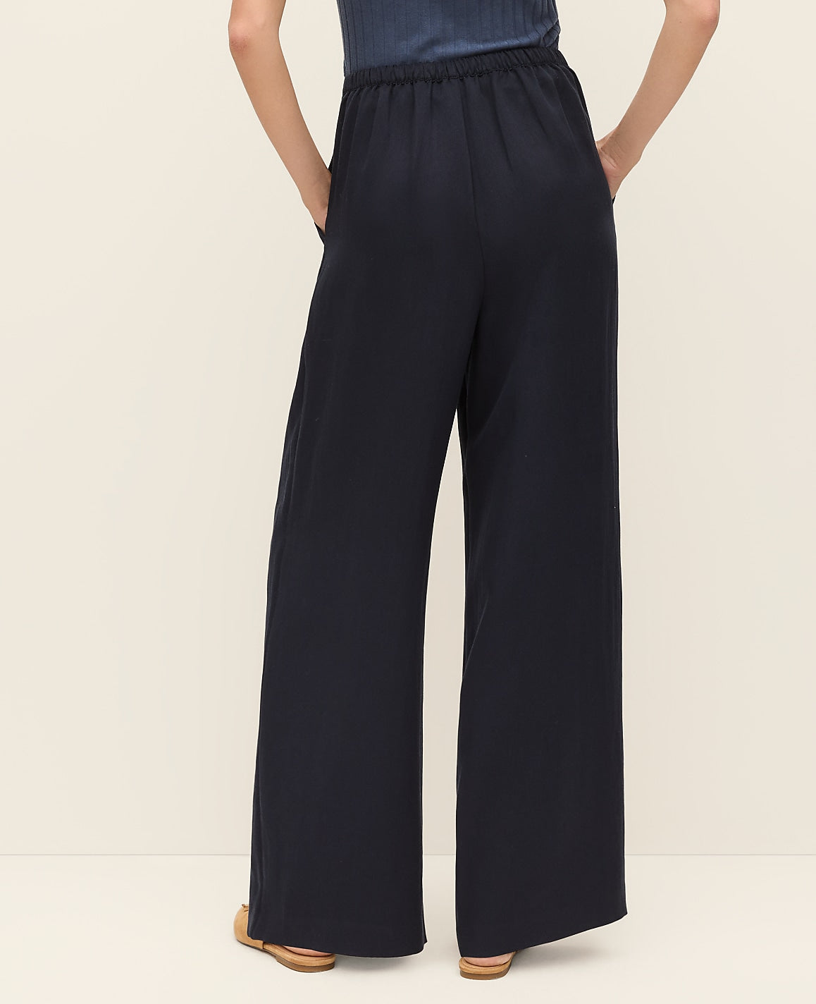 Weekend Easy Fit Wide-Leg Pant | Ann Taylor