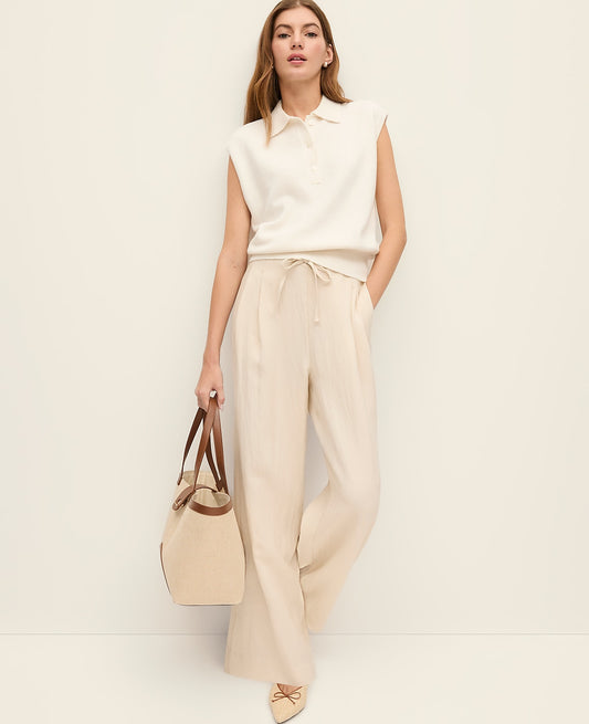 Weekend Easy Fit Wide-Leg Pant | Ann Taylor