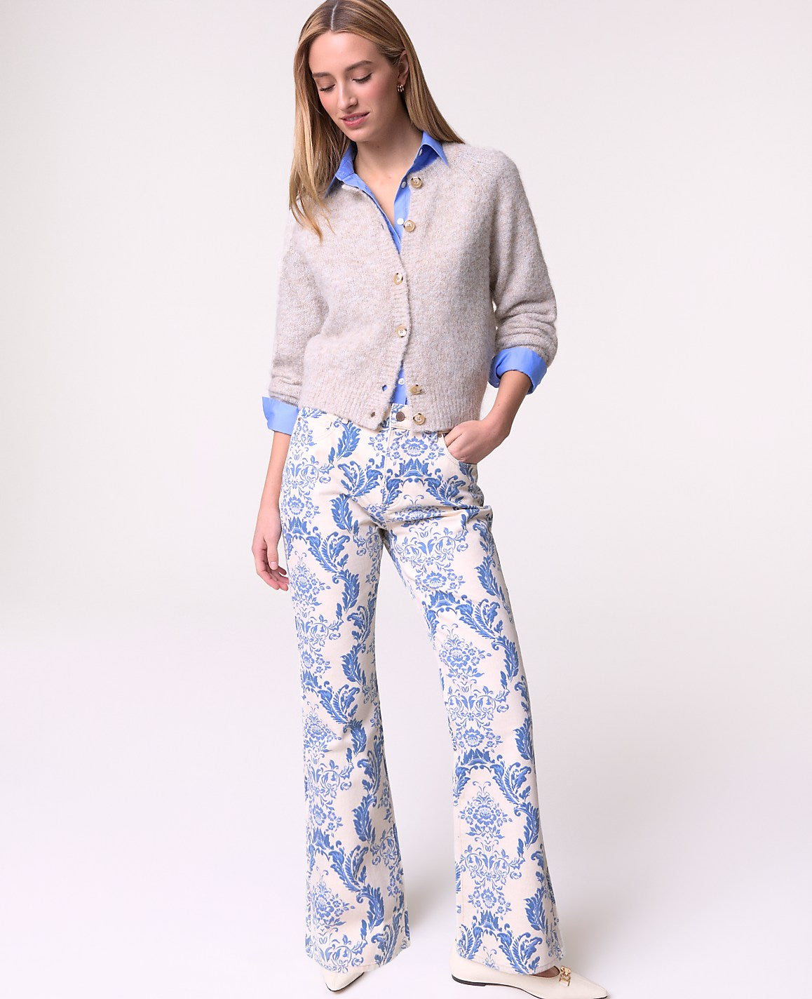 Weekend Toile Boot Jean | Ann Taylor