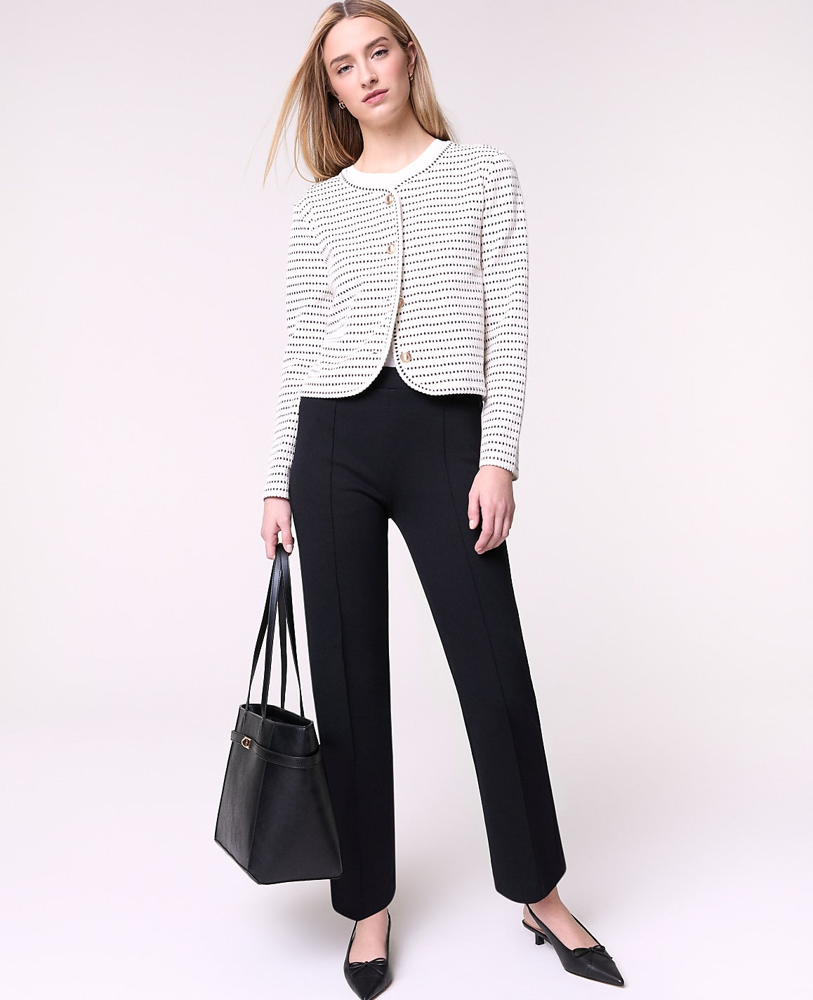 Weekend Easy Fit Flare Ankle Pant | Ann Taylor
