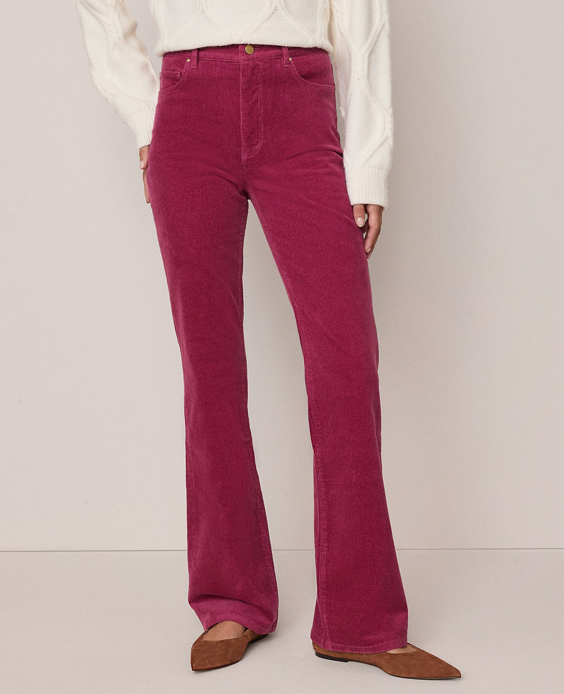 Weekend Boot Corduroy Pant | Ann Taylor