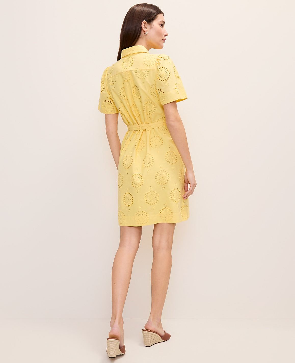 Weekend Eyelet Shirtdress | Ann Taylor