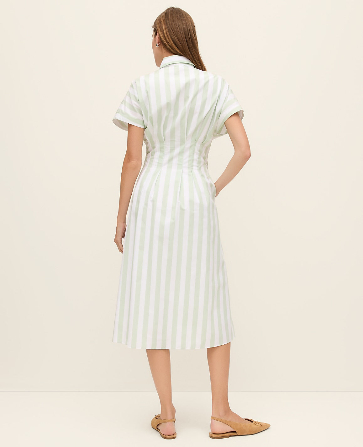 Weekend Striped Maxi Shirtdress | Ann Taylor