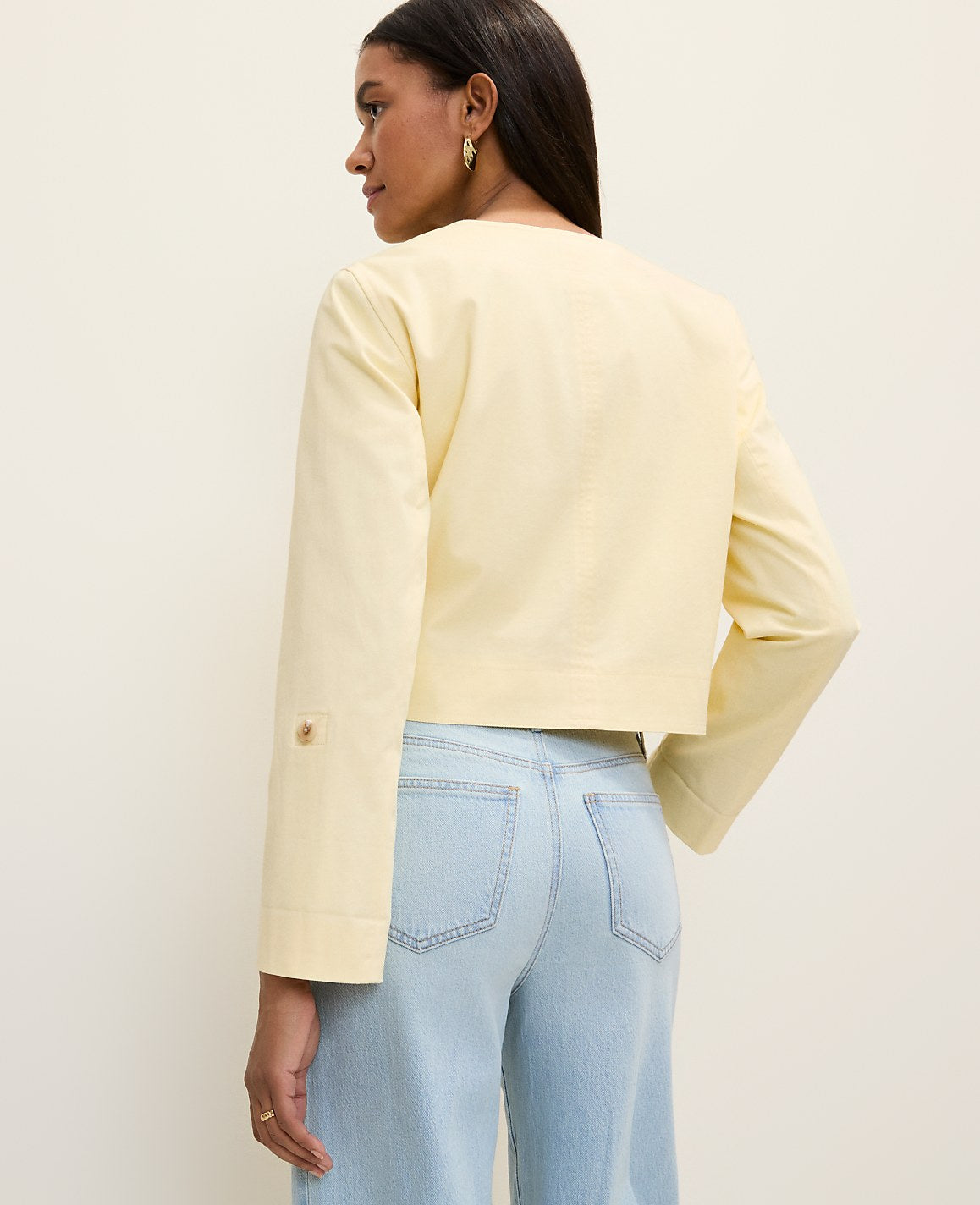 Weekend Crew Neck Jacket | Ann Taylor