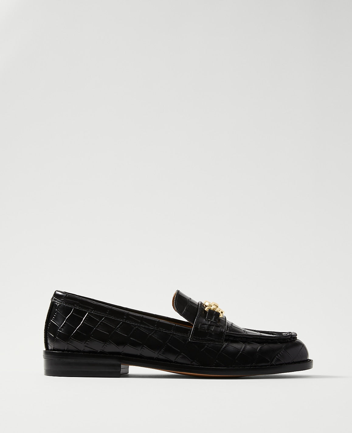 Weekend Horsebit Croco Loafers | Ann Taylor