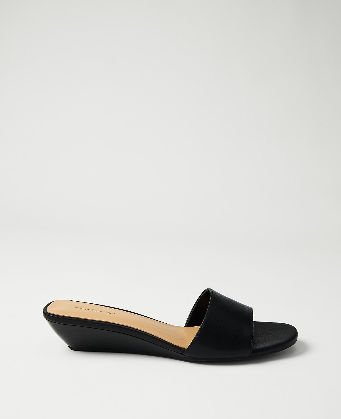 Weekend Leather Wedge Sandal | Ann Taylor