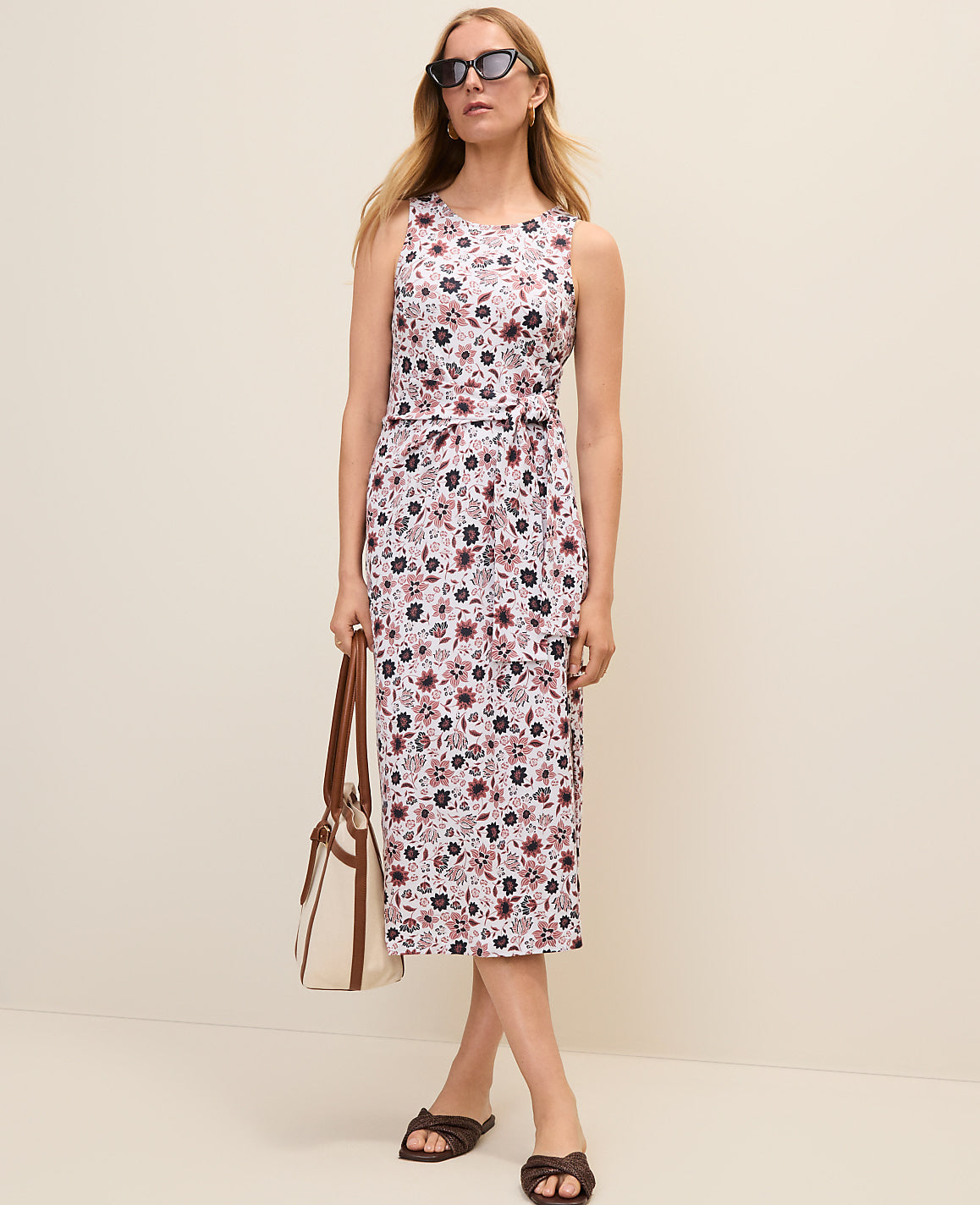 Weekend Knotted Straw Flat | Ann Taylor
