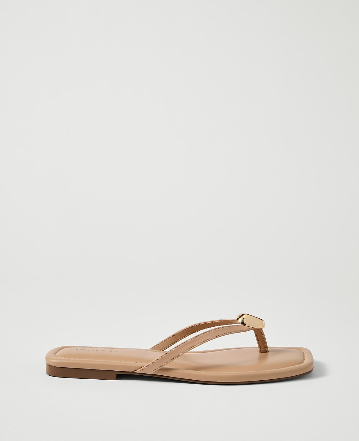 Weekend Leather Embellished Sandal | Ann Taylor