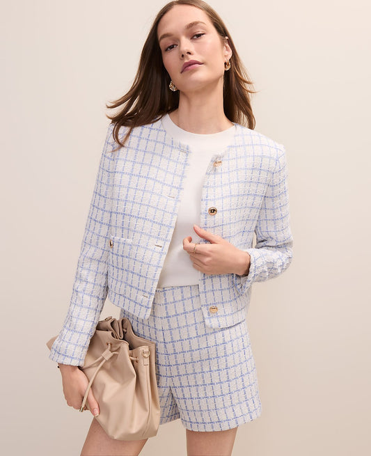 Petite Patch Pocket Jacket in Tweed | Ann Taylor