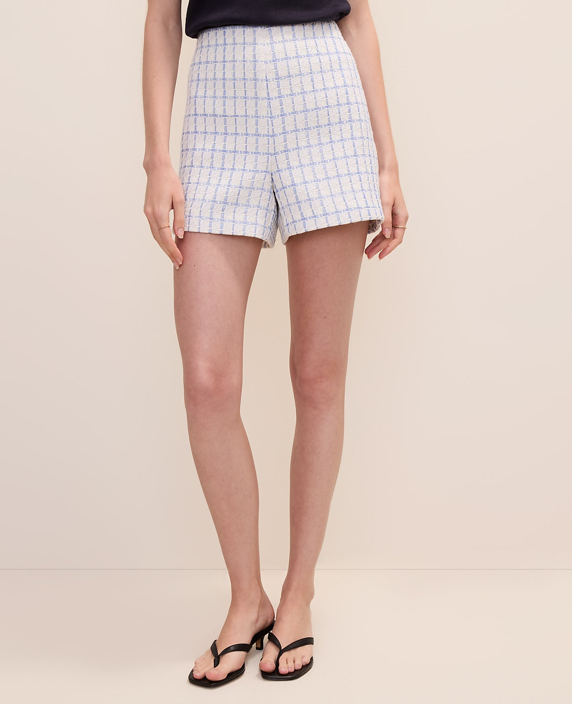 Petite Side Zip Short in Tweed | Ann Taylor