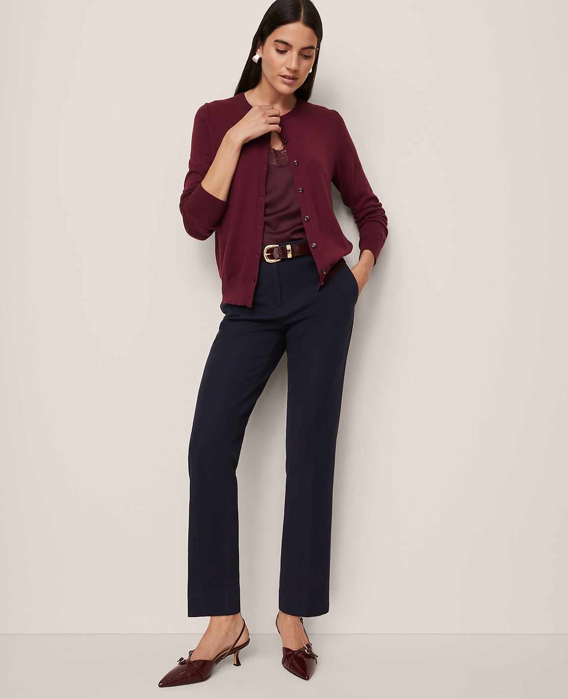 The Petite Eva Ankle Pant | Ann Taylor