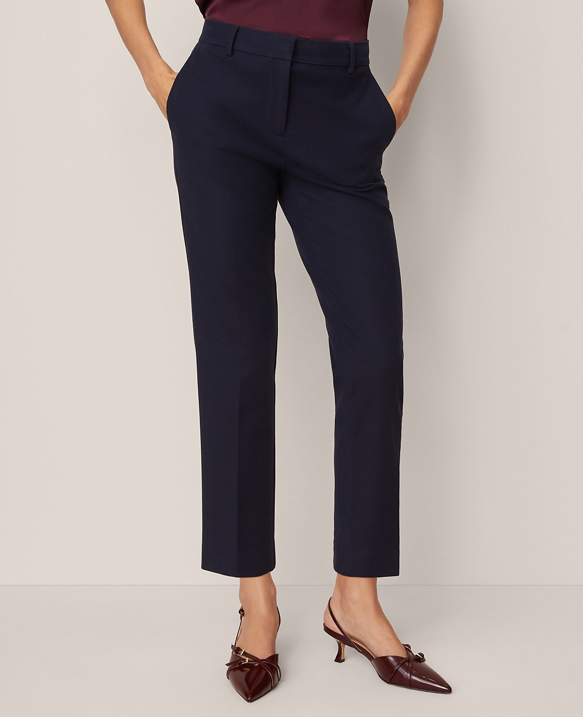 The Petite Eva Ankle Pant | Ann Taylor