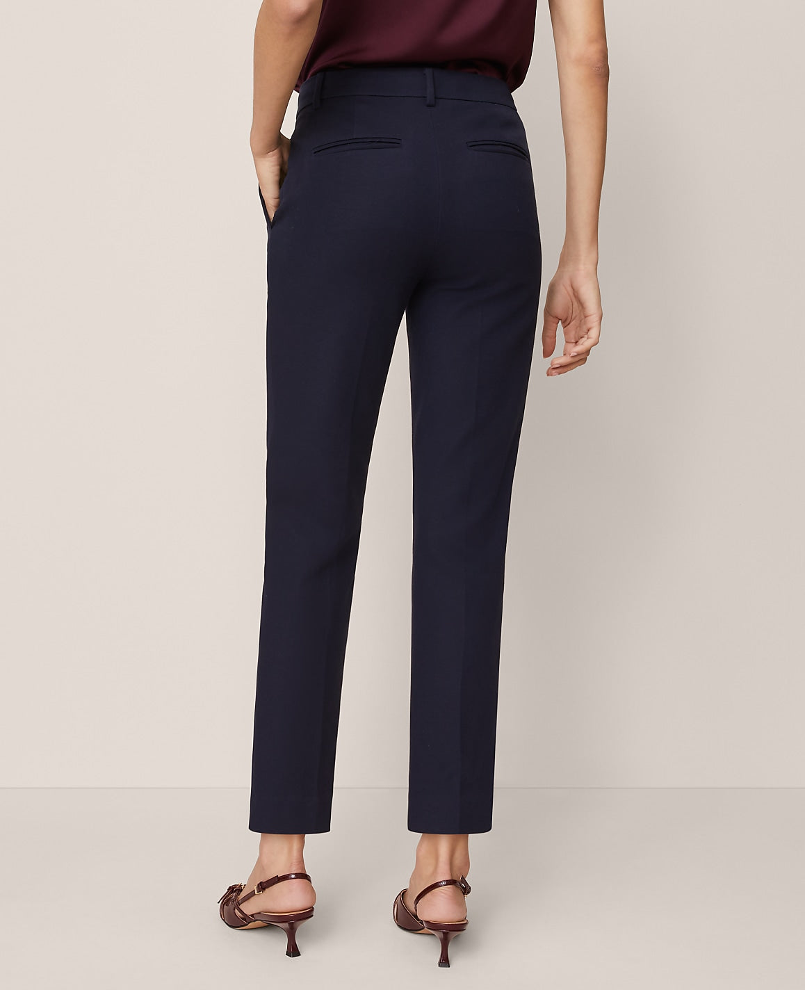 The Petite Eva Ankle Pant | Ann Taylor