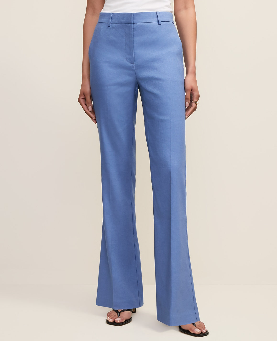 The Petite High Rise Trouser in Linen Blend | Ann Taylor