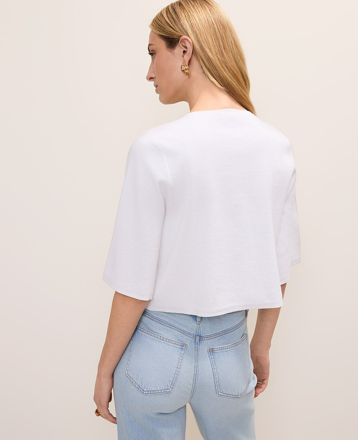 Petite Crew Neck Sweater Cape | Ann Taylor